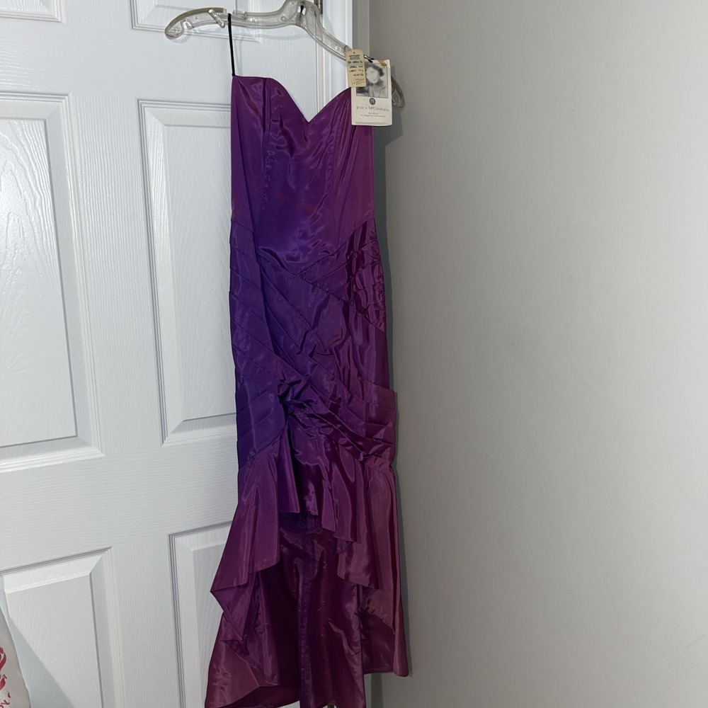 Jessica Mcclintock Gunne Sax NWT Purple Long Dress Vintage Size 5 See Measures